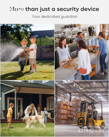 SANNCE 3MP PoE охранителна камера за външна употреба, пълноцветно нощно виждане, снимка 9 - IP камери - 52733929