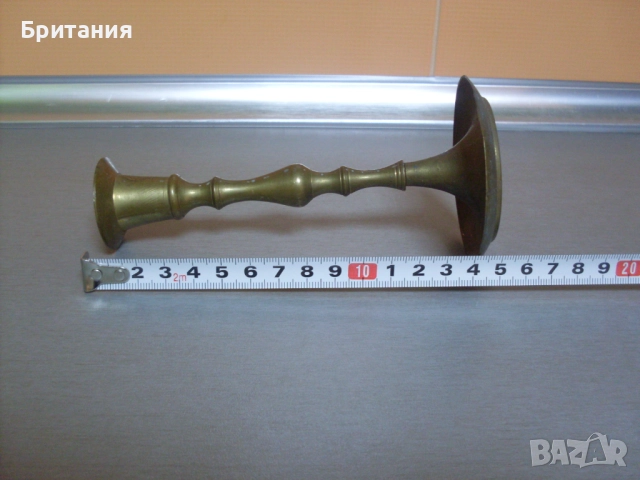 Бронзов свещник., снимка 5 - Антикварни и старинни предмети - 52921329