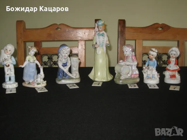 Порцеланови фигури. Цени 8 - 28лева, за брой, всичките за 60 лева. Пращам по Еконт. За София, може и