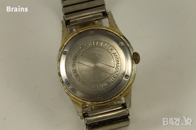 1950's ANKER Стар Немски Позлатен Часовник, снимка 7 - Антикварни и старинни предмети - 51758358