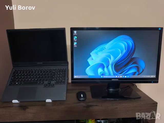 Лаптоп Lenovo Legion 5 + 21' Монитор