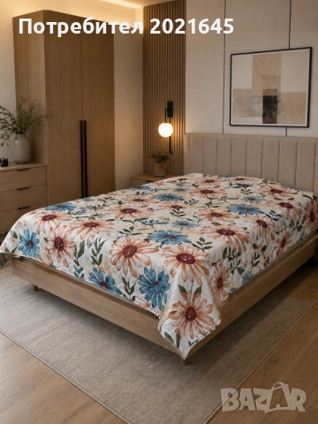 Шалте за спалня 200/220, снимка 5 - Покривки за легло - 54339000