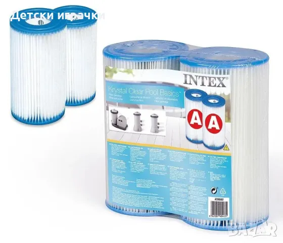 Комплект филтри Тип А, Pure Spa Intex, полиестер, 20.32 х 10.8 см, за басейни