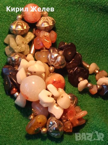 СТАР БРОНЗОВ НАКИТ ГЕРДАН КОЛИЕ с БРОНЗ и ХАЛЦЕДОН 13854, снимка 8 - Антикварни и старинни предмети - 29555795