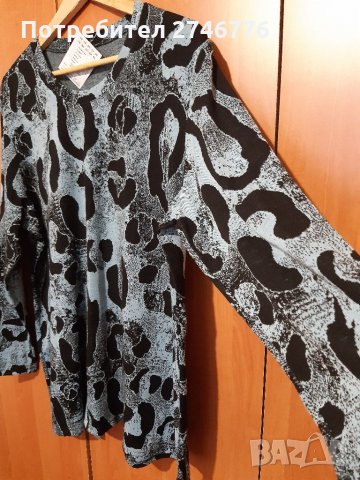 НОВО! Размер 58-4xl Страхотна блузка от фино плетиво,топла,мека,БГ произв., снимка 5 - Блузи с дълъг ръкав и пуловери - 35361986