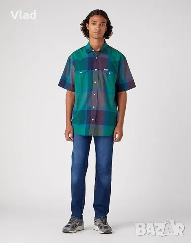 Мъжка риза с къси ръкави, снимка 3 - Ризи - 49958857