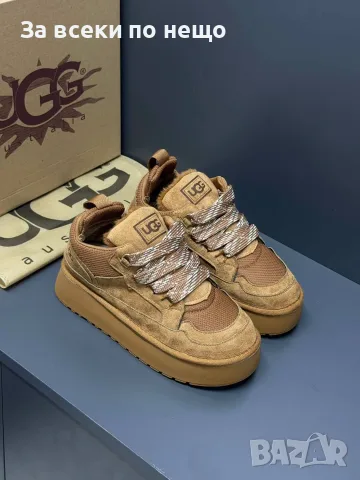 UGG Дамски Маратонки На Платформа С Пухкава Подплата👟Дамски Спортни Обувки - 7 Цвята Код SEM-884, снимка 4 - Маратонки - 56165702