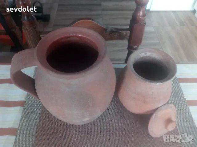 Два стилни,антикварни съда.Керамика.Цената е за двата., снимка 4 - Други ценни предмети - 46565148