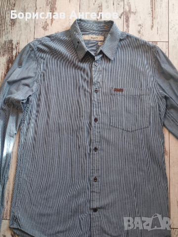 2 броя мъжки ризи: ТЕОДОР и Wrangler в отлично състояние !!!, снимка 10 - Ризи - 44549431