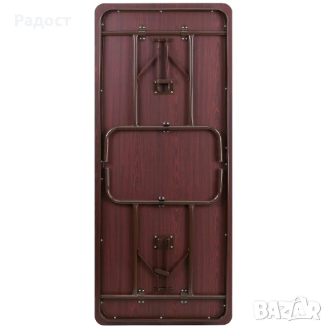 Сгъваема банкетна маса Flash Furniture Floyd, 6 фута, ламинат от махагон с високо налягане

, снимка 4 - Маси - 50774302