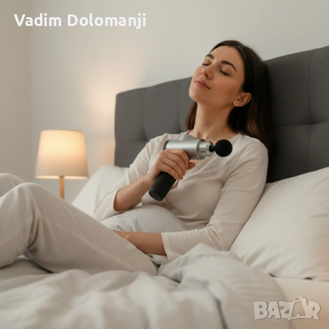 Масажен уред Fascial Gun RF-321 – мощно решение за мускулно възстановяване и релакс, снимка 3 - Други стоки за дома - 52424866