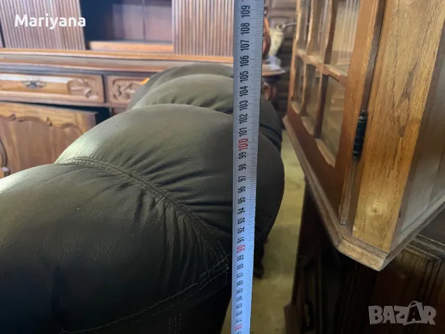 Кожен фотьойл , снимка 5 - Дивани и мека мебел - 50067191
