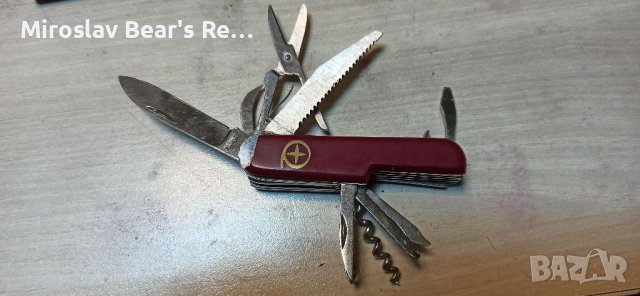 Туристически универсален Швейцарски нож 12 инструмента , снимка 2 - Ножове - 37230214