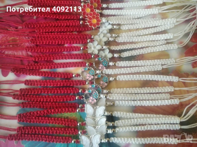 мартеници гривни, снимка 2 - Гривни - 51265463