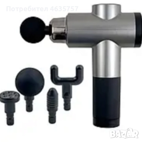 Имаш мускулна болка или напрежение след тренировка или дълъг ден, масажният уред Fascial Gun RF-321 