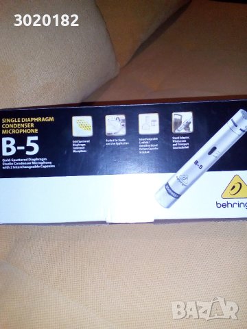 Микрофон Behringer B-5, снимка 8 - Микрофони - 42716014