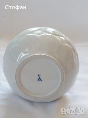 Порцеланова ваза Майсен, снимка 5 - Антикварни и старинни предмети - 54345888