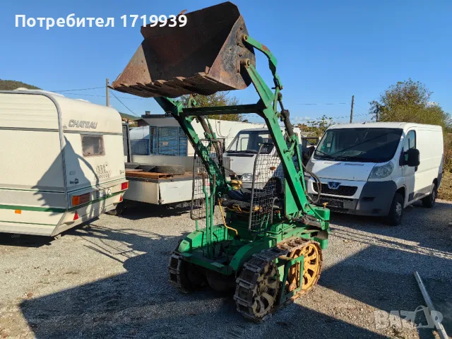 Верижен челен товарач, снимка 2 - Индустриална техника - 38610596