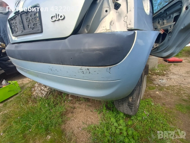 Задна броня Renault Clio / Рено Клио 1.5 DCI 65 К. С, снимка 3 - Части - 54227932