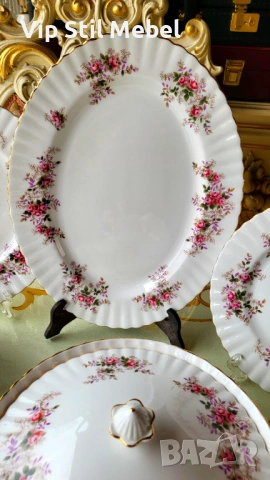 Сервиз за хранене Royal Albert, Lavender Rose , снимка 3 - Сервизи - 53935300