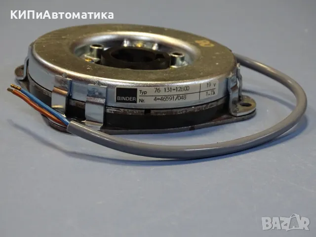 Електромагнитна спирачка Binder 76 131-12B00 Electromagnetic Brake 19V, 1.73A, снимка 7 - Резервни части за машини - 48545872
