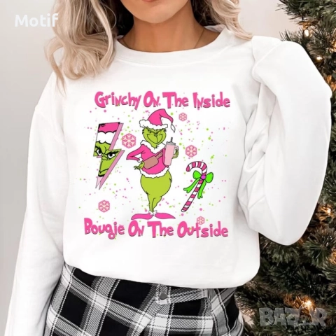 Коледни тениски с Гринч / За цялото семейство, снимка 2 - Тениски - 52522910