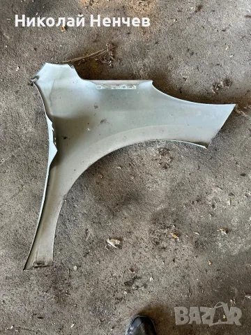 Преден ляв калник Peugeot 207 / 207 SW (СИВ), снимка 2 - Части - 56097387