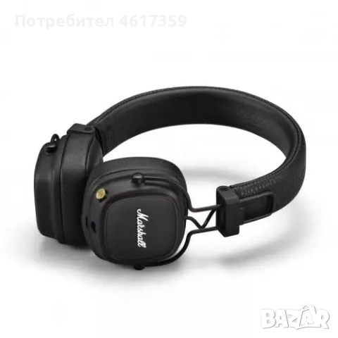 Marshall Major IV, Bluetooth, Черен, снимка 3 - Безжични слушалки - 52476189