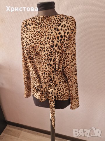 Тигрова риза/блуза - 10,00лв., снимка 2 - Блузи с дълъг ръкав и пуловери - 42629471