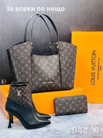 Дамски боти на ток Louis Vuitton Код D1392, снимка 7 - Дамски боти - 48079618