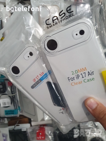 iPhone 17 , AIR , 17 Pro , 17 Pro Max прозрачни силиконови гърбове, снимка 7 - Калъфи, кейсове - 51726165