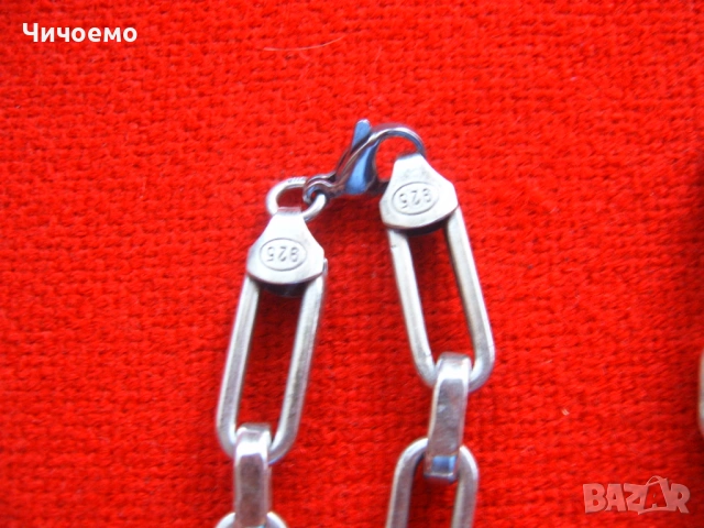 Сребро 925 масивен мъжки ланец, снимка 3 - Колиета, медальони, синджири - 53256124