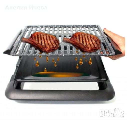 Скара Voltz 1250W, незалепващо покритие, снимка 3 - Скари - 50620278