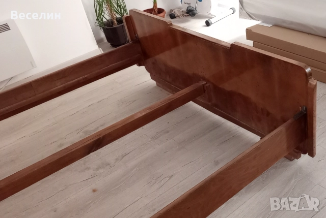 Спалня от дърво за матрак с размери 164х190 см или 160х190 см, снимка 14 - Спални и легла - 52551299