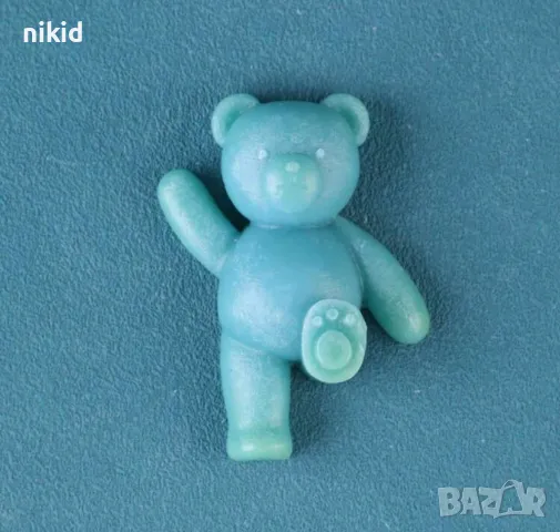 3d Мече с ритник силиконов молд форма фондан шоколад гипс пано декор свещ, снимка 4 - Форми - 49876441