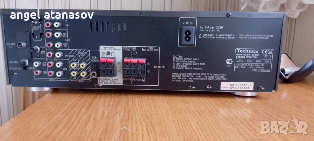 Продавам ресийвър TECHNICS модел SA-EX310, снимка 3 - Ресийвъри, усилватели, смесителни пултове - 54051217