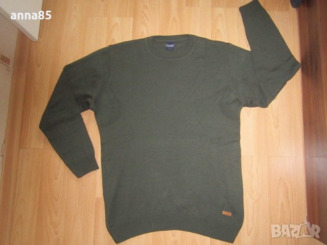 Зелен тънък пуловер р-р Л, снимка 2 - Пуловери - 31044371