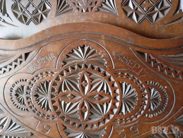 Поставка за вестници за стена арт нуво, снимка 3 - Антикварни и старинни предмети - 50938010