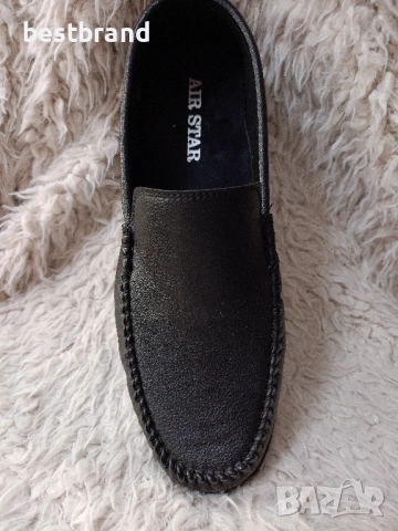 Мъжки мокасини от изкуствена кожа, много леки, два цвята код 40/30, снимка 6 - Маратонки - 51729243