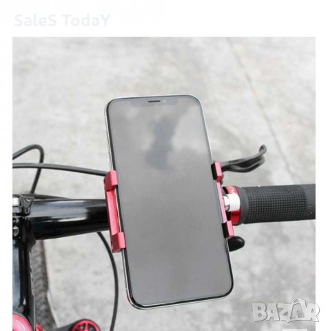 Алуминиева стойка за телефон за велосипед, мотор, АТВ, 50/100мм, черен, снимка 5 - Аксесоари за велосипеди - 31947699