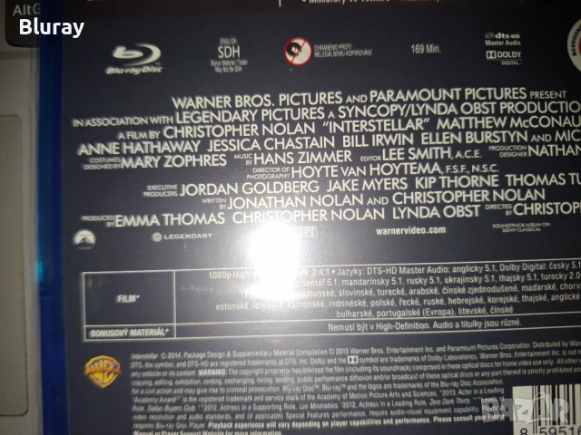 Интерстелар, снимка 3 - Blu-Ray филми - 54119616