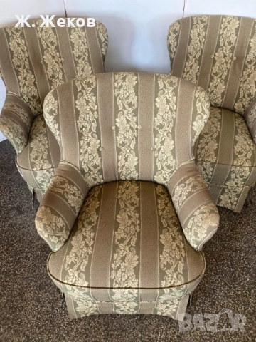 Три кресла, снимка 2 - Дивани и мека мебел - 52010306
