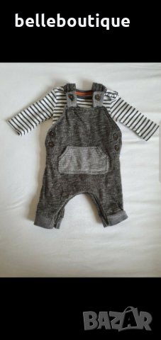 Комплект за новородено 0-3 мес. гащеризонче и боди George 56 см., снимка 2 - Комплекти за бебе - 29693185