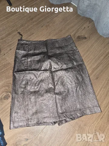 Кожена пола Negative, снимка 3 - Поли - 36879913