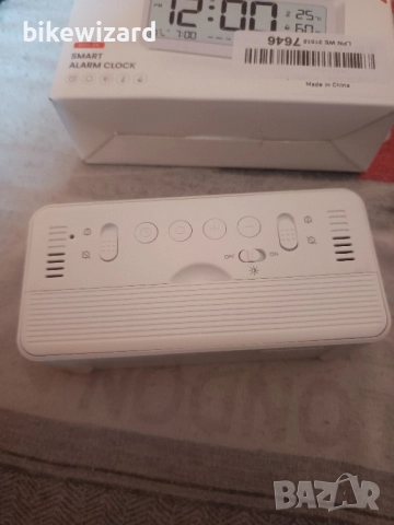 PASIVOLE Цифров будилник с термометър и влагомер аларма и светлина НОВ, снимка 7 - Други - 51918979