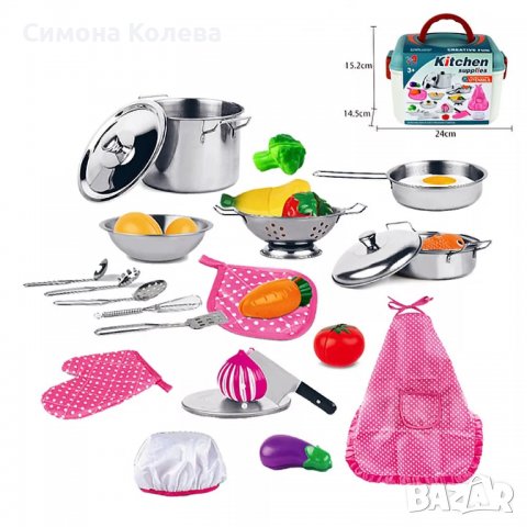 ✨Детски комплект в куфарче "Млад готвач"