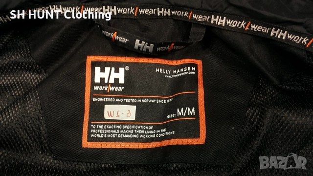 Helly Hansen Work Wear 71042 Antwerp jacket black размер М работно яке водонепромокаемо W1-3, снимка 14 - Якета - 52037582