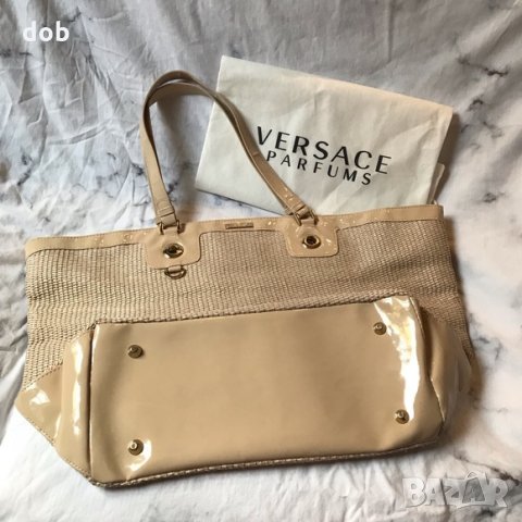 Нова чанта Versace Parfums large tote beach bag , снимка 6 - Чанти - 30481948