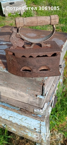 ютия на жар, снимка 6 - Антикварни и старинни предмети - 53838633