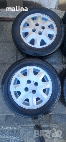 Джанти с гуми 14-ки 4х100 за Опел , снимка 4 - Гуми и джанти - 50917671